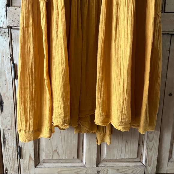 🔶Free People Celestial Skies Midi Dress Marigold, size S 🔶 - Picture 12 of 13